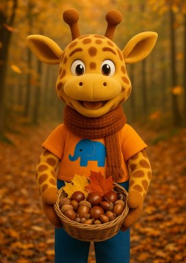 Sammy in de herfst