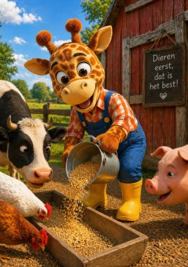 Sammy op de boerderij