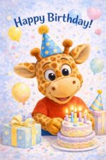 Kaart Happy Birthday!