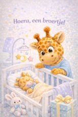 Kaart Hoera een broertje! j-j
