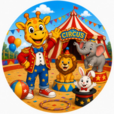 Sticker Het circus