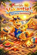 Kaart Heerlijke vakantie! Tijd om te genieten!