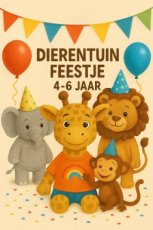 Dierentuin feestje 4-6 jaar