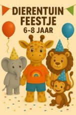 Dierentuin feestje 6-8 jaar